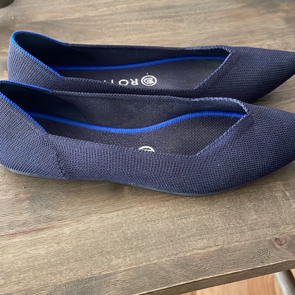 Blue Rothy’s flats. - Picture 2 of 3